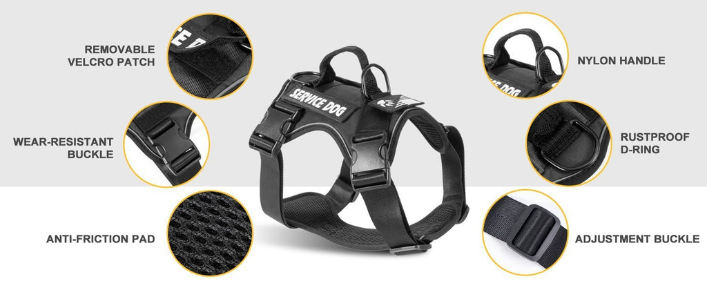 Four-Piece Tactical Dog Harness Set product detail [PZ-1047704330660-detail-17]