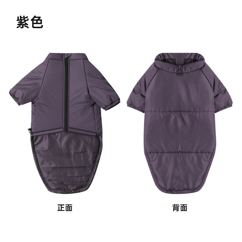 Purple Insulated Large Dog Winter Coat [PZ-979376684652-color-purple]