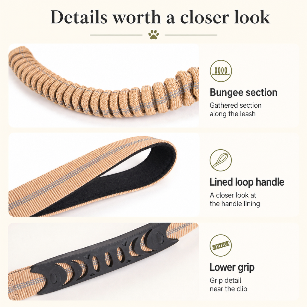 Bungee section, lined handle and lower grip [PZ-15e023f7a5]