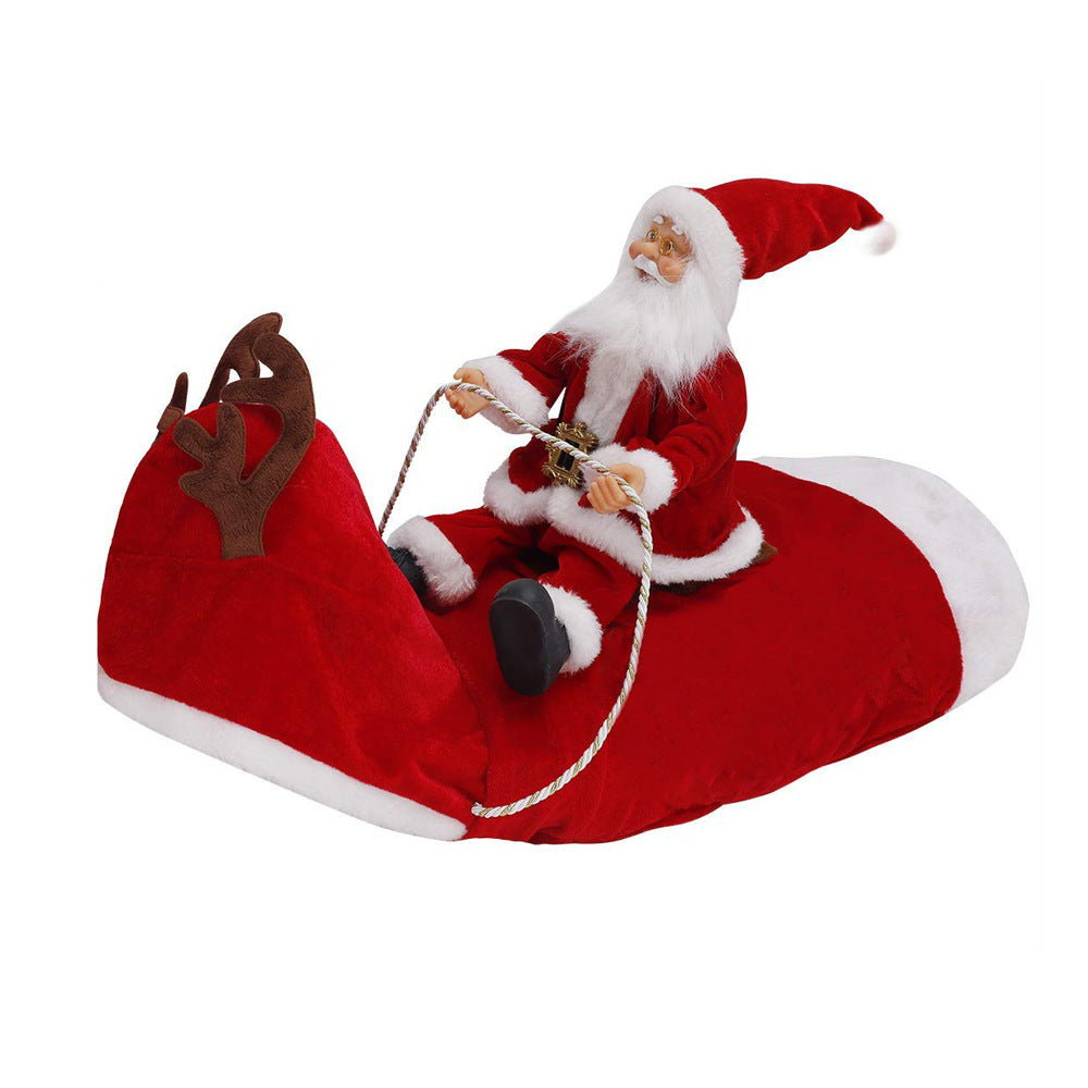 Classic Santa rider dog costume, supplier product view [PZ-597730251098-classic-santa]