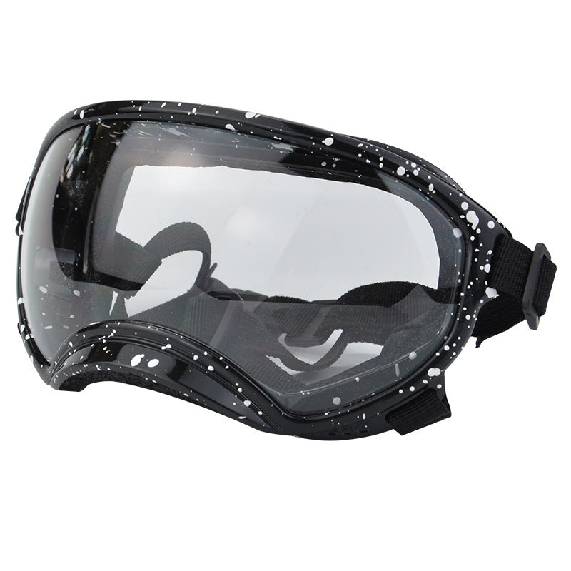 Speckled Dog Goggles — Black Speckle - Clear [PZ-735248843668-color-3]