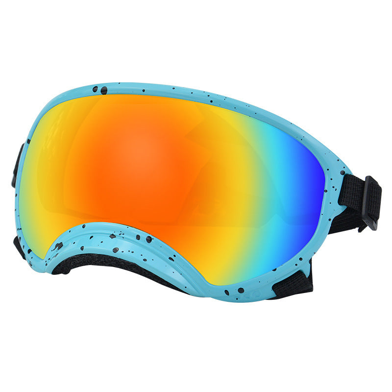 Speckled Dog Goggles — Blue Speckle - Red Mirror [PZ-735248843668-color-5]