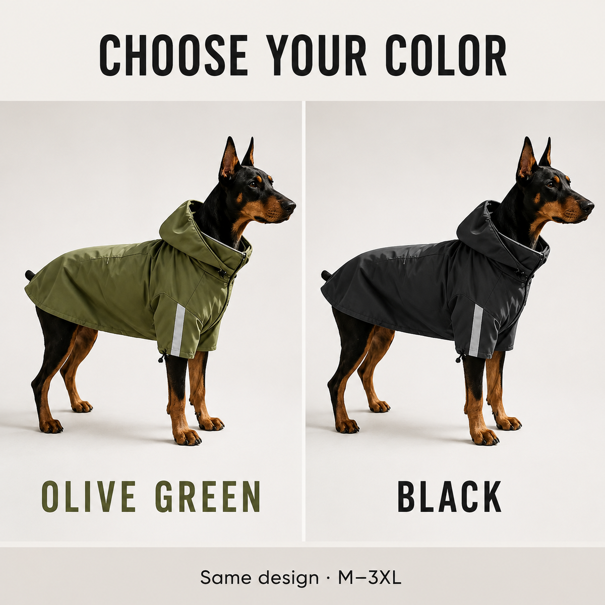 All-Weather Dog Trail Jacket — color comparison [PZ-993697719905-comparison]