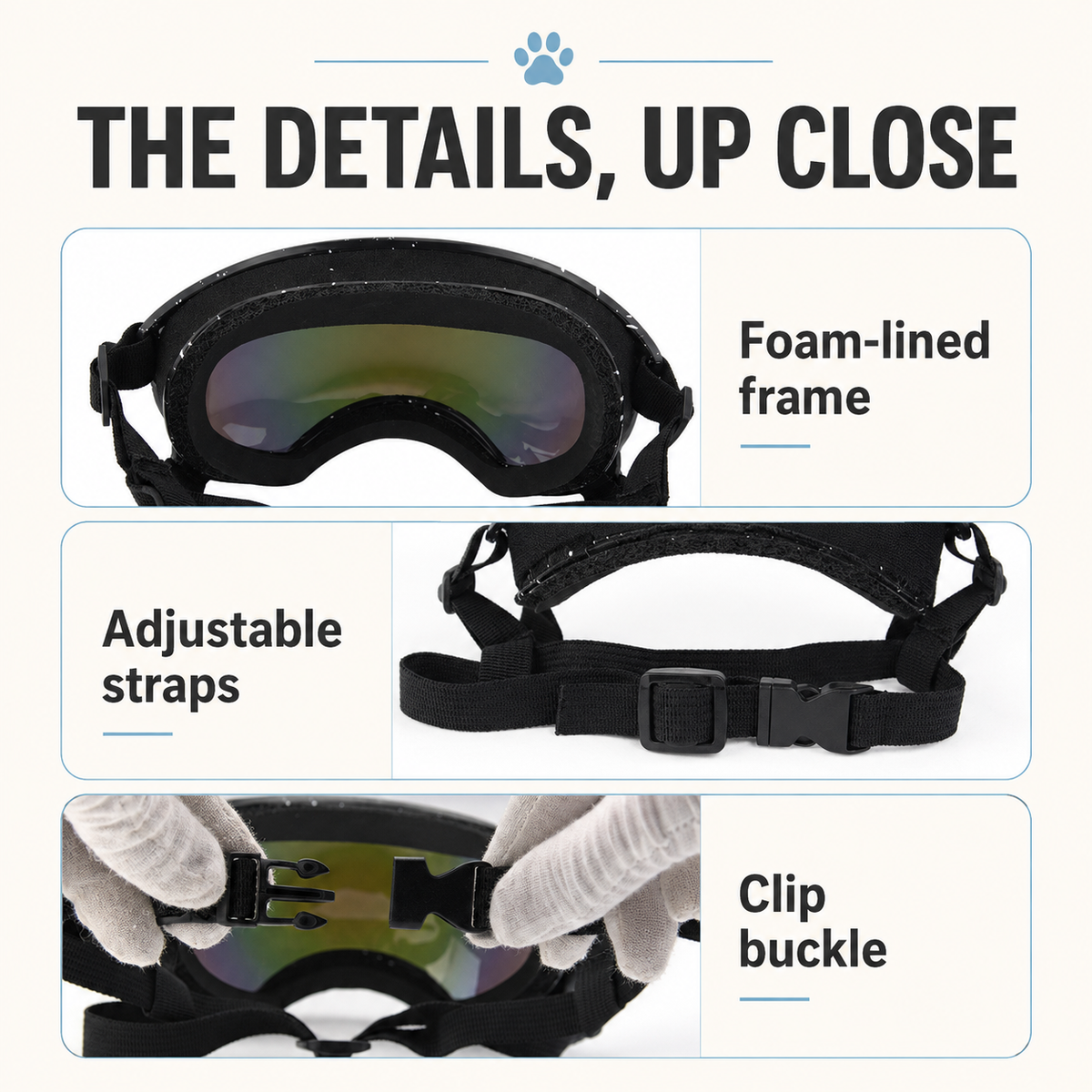 Speckled Dog Goggles — construction [PZ-735248843668-construction]