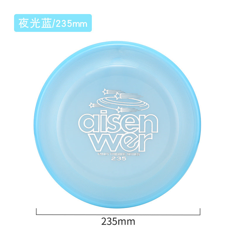 Glow Blue dog flying disc, 235 mm / 9.25 in [PZ-977959949813-glow-blue-235]