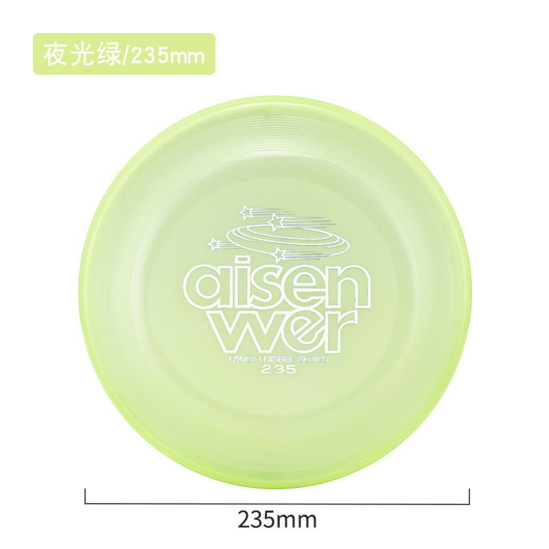 Glow Green dog flying disc, 235 mm / 9.25 in [PZ-977959949813-glow-green-235]