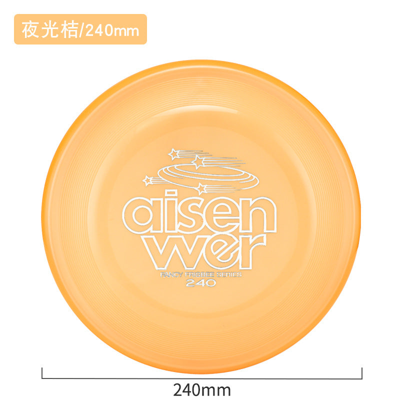 Glow Orange dog flying disc, 240 mm / 9.45 in [PZ-977959949813-glow-orange-240]