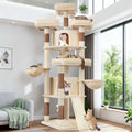 Globlazer F80H Multi-Level Cat Tree — Beige, 80 in — main product image [PZ-globlazer-f80h-bg-hero]