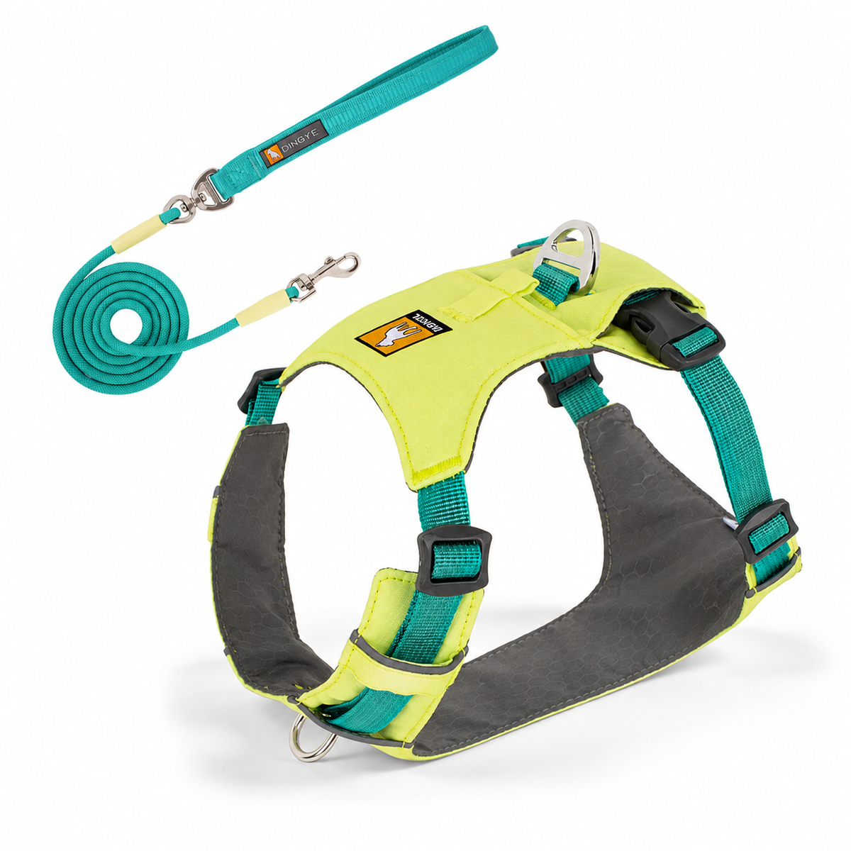 Everyday color dog harness — lime set [PZ-1071250706403-lime-set]
