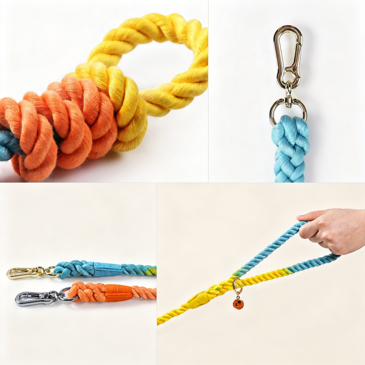 Dog Collars and Fixed-Length Leashes with Gold-Tone Hardware - product image 2 [PZ-967702433562-localized-2]