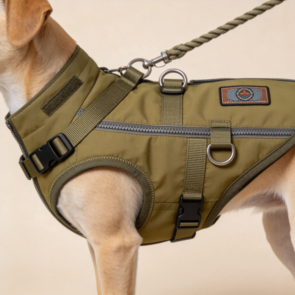 Vest-Style Polyester Dog Jacket - product image 6 [PZ-732920777980-localized-7]