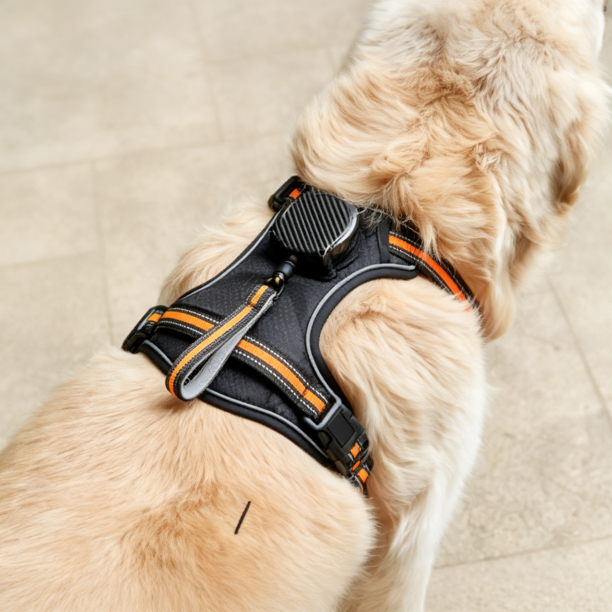 Adjustable Fixed-Length Fabric Dog Harness - product image 3 [PZ-925213269712-localized-3]