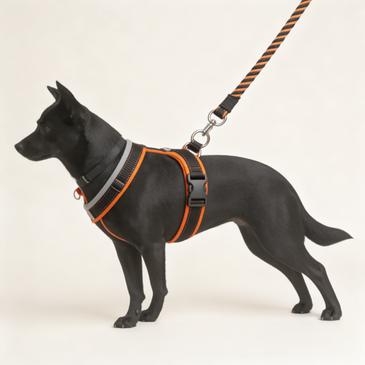 Adjustable Fixed-Length Fabric Dog Harness - product image 4 [PZ-925213269712-localized-4]