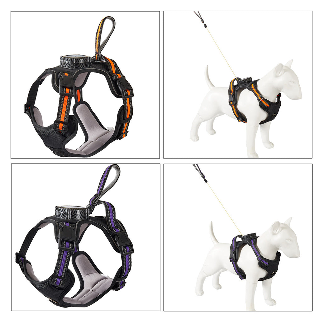 Adjustable Fixed-Length Fabric Dog Harness - product image 5 [PZ-925213269712-localized-5]