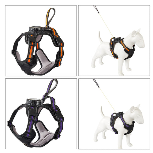 Adjustable Fixed-Length Fabric Dog Harness - product image 5 [PZ-925213269712-localized-5]