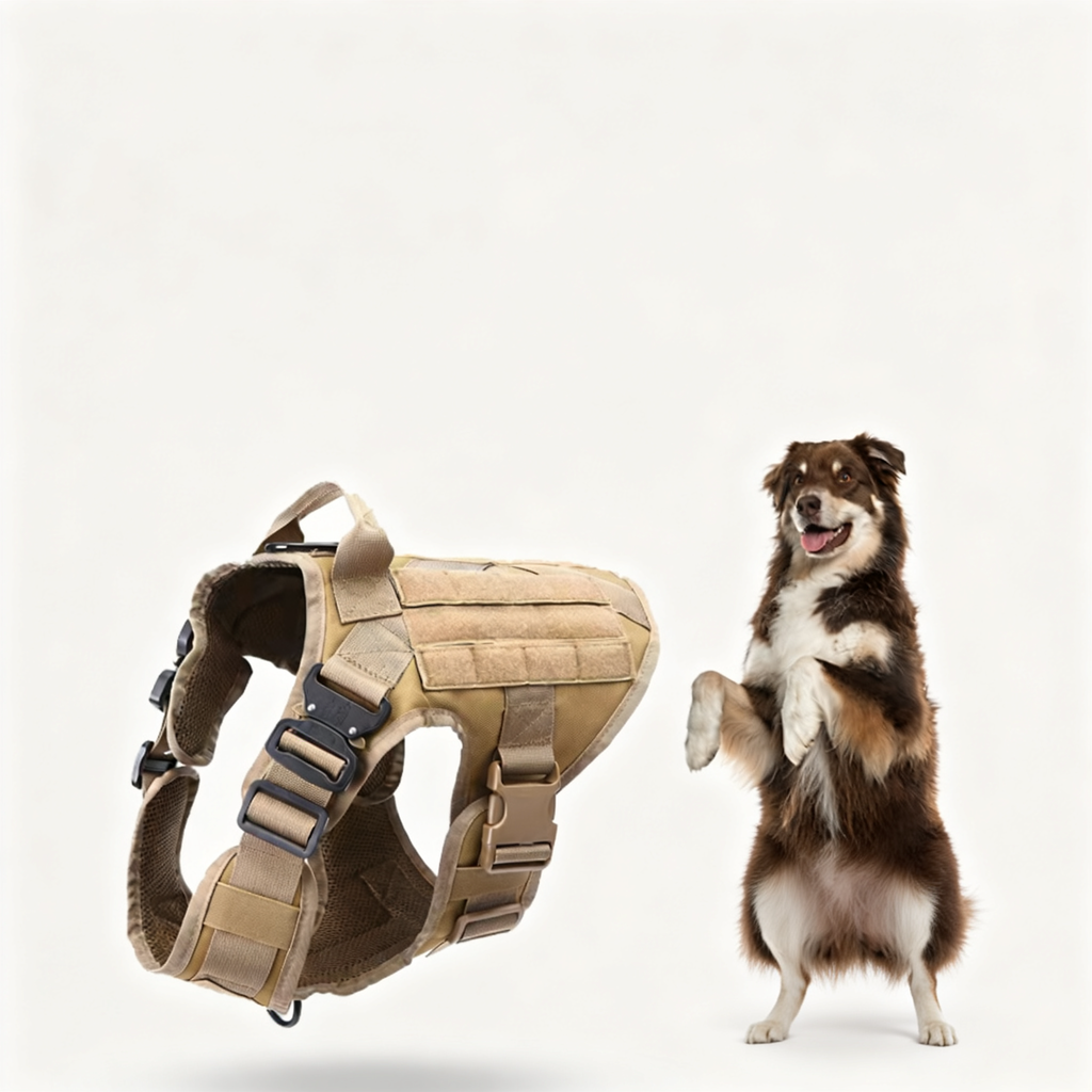 Tactical Outdoor 6-Piece Dog Harness Set - product image 2 [PZ-990333915568-localized-2]