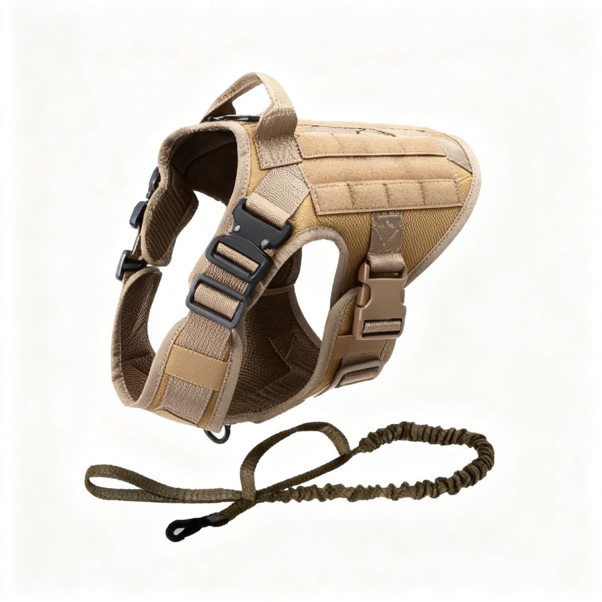 Tactical Outdoor 6-Piece Dog Harness Set - product image 5 [PZ-990333915568-localized-5]