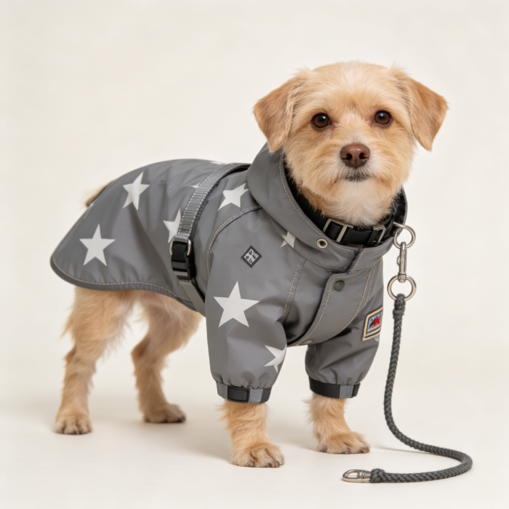 Polyester Dog Raincoat Jacket - product image 4 [PZ-1050850550503-localized-6]