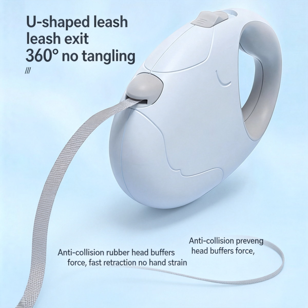 Kano Retractable Dog Leash for Small and Medium Dogs - product image 3 [PZ-899831035902-localized-3]