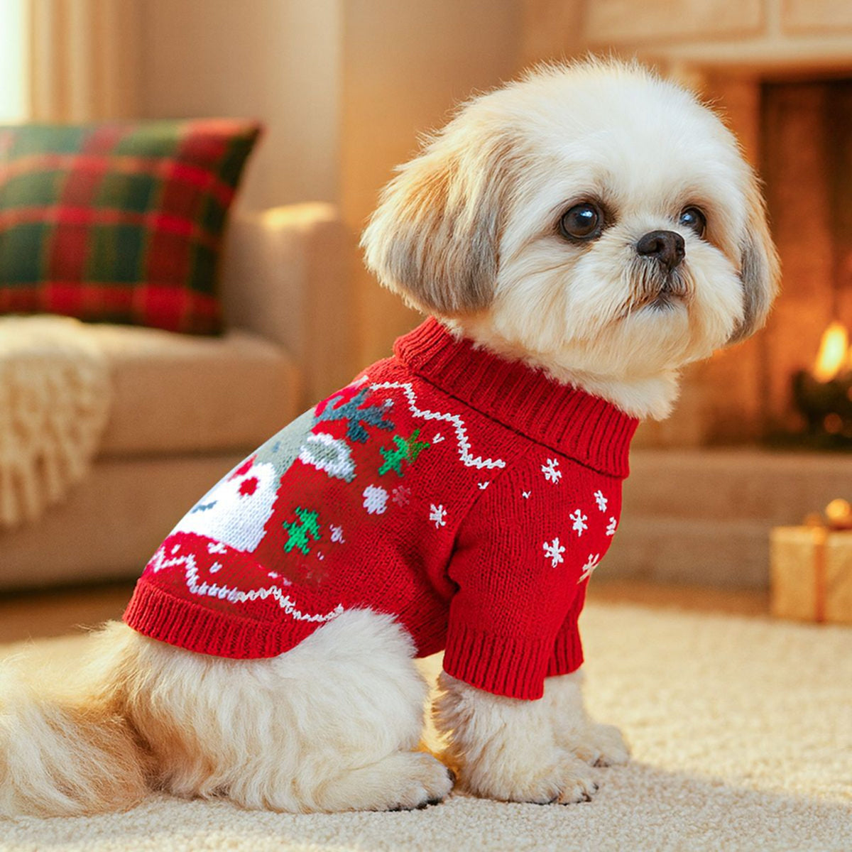 Holiday Themed Acrylic Knit Dog Sweaters and Dress - product image 1 [PZ-943458652698-localized-1]