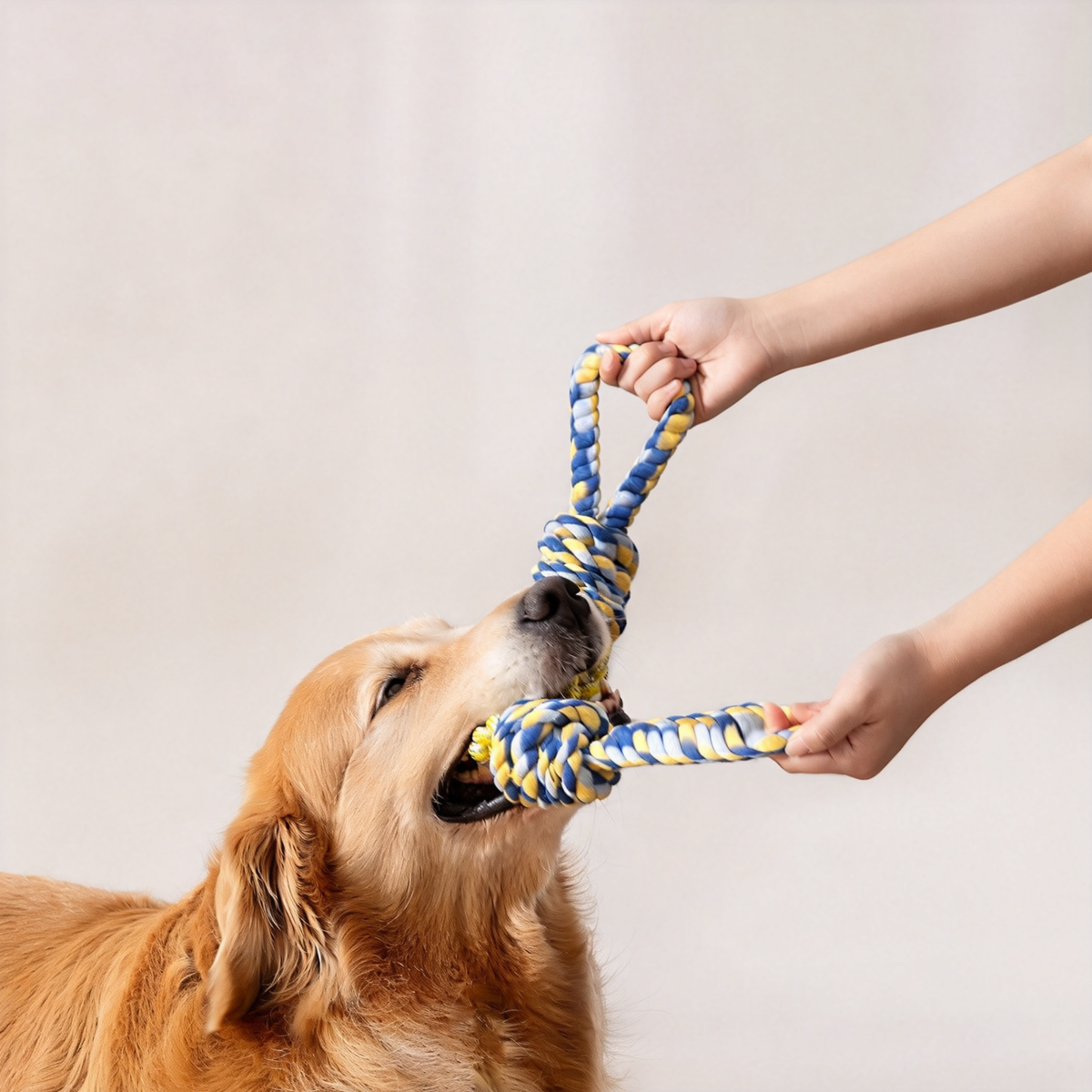 Cotton-Linen Knotted Rope Dog Toy - product image 3 [PZ-1008913228521-localized-3]