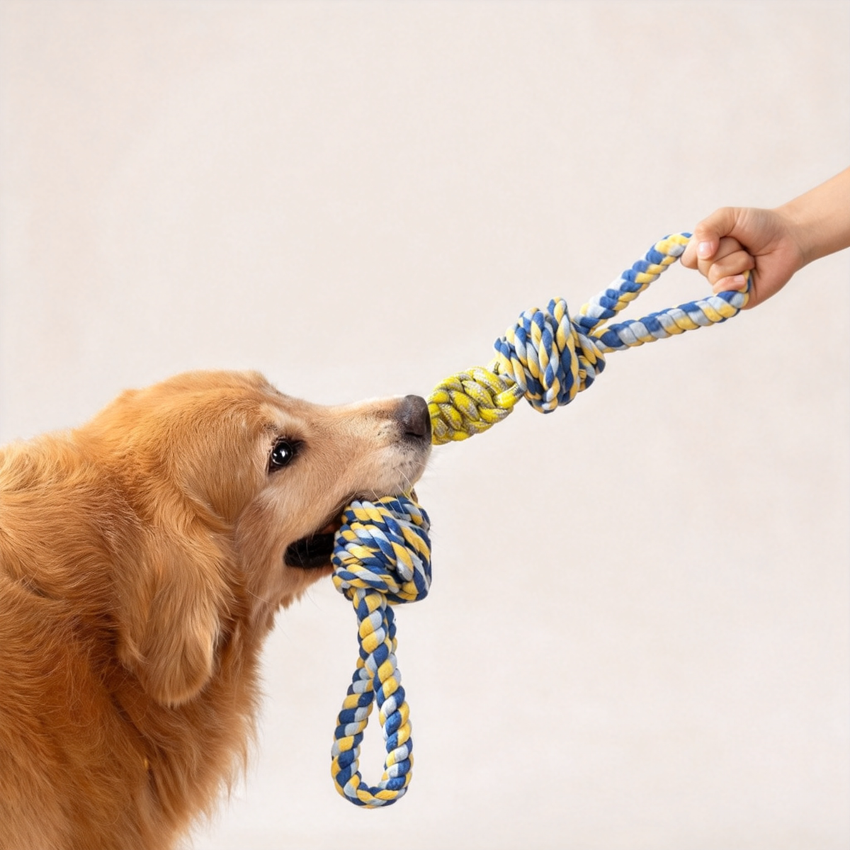 Cotton-Linen Knotted Rope Dog Toy - product image 4 [PZ-1008913228521-localized-4]