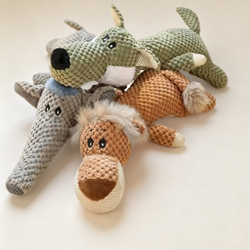 Plush Squeaky Dog Toy - product image 3 [PZ-837544515749-localized-3]