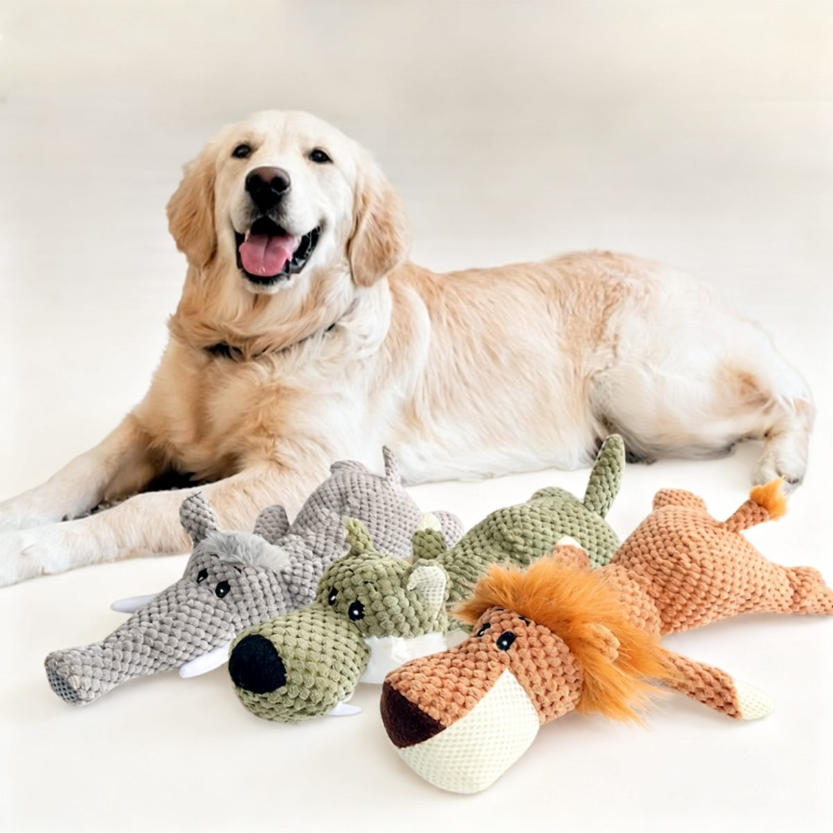 Plush Squeaky Dog Toy - product image 4 [PZ-837544515749-localized-4]