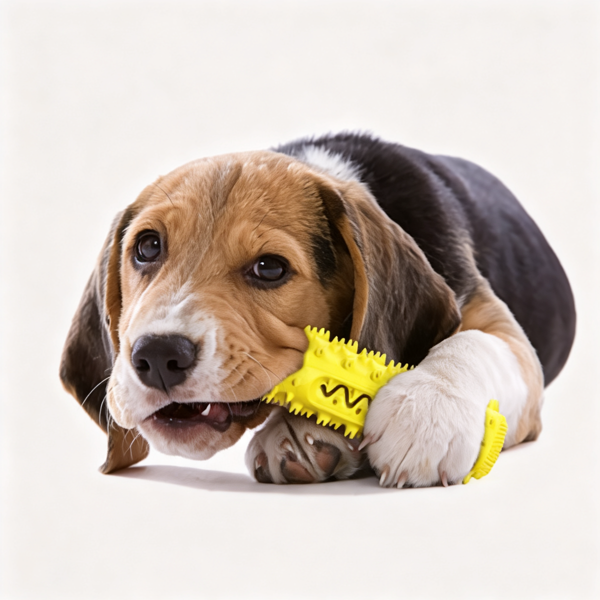 Squeaky TPR Dog Chew Toy with Treat-Dispensing Openings - product image 3 [PZ-630908227528-localized-3]