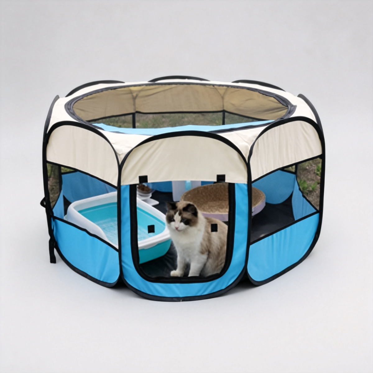 Squeaky TPR Dog Chew Toy with Treat-Dispensing Openings - product image 6 [PZ-630908227528-localized-6]