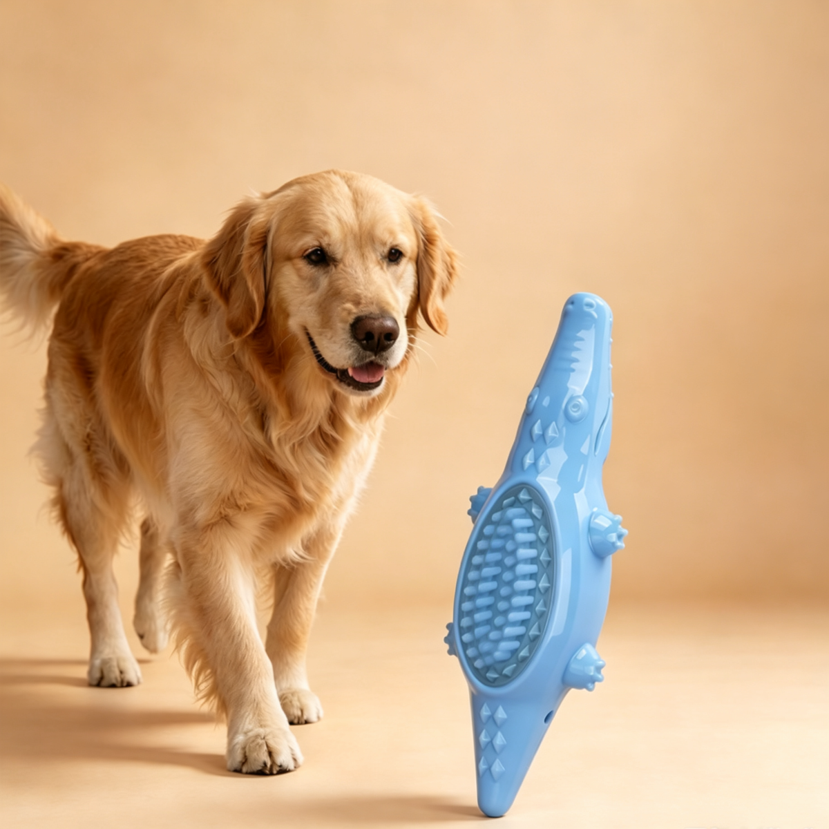 Blue Crocodile-Shaped TPR Dog Chew Toy - product image 4 [PZ-1059620172878-localized-4]