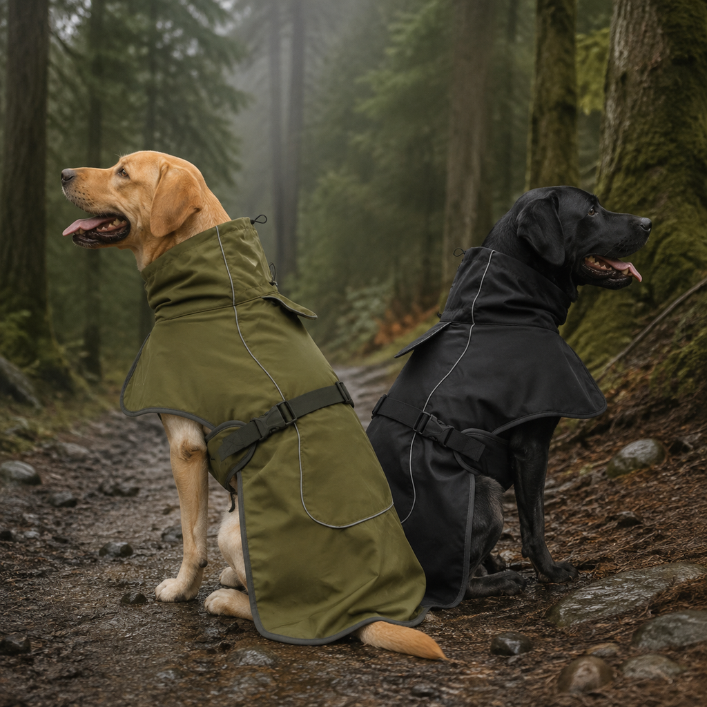 Fleece-Lined Dog Winter Cape — cold-weather overview [PZ-658882497316-overview]