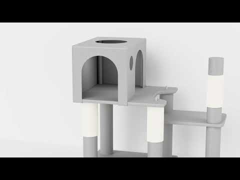 Globlazer S83-DG cat tree assembly video [PZ-globlazer-s83-dg-assembly-video]