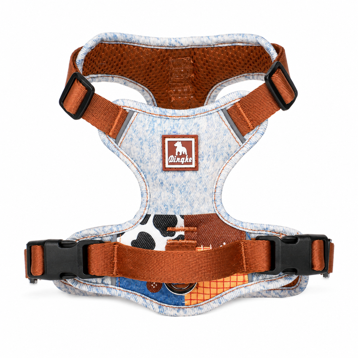 Patchwork dog harness — ranch only [PZ-1050852726134-ranch-only]
