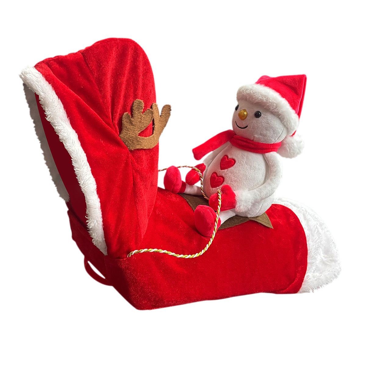 Snowman rider dog costume, supplier product view [PZ-597730251098-snowman]